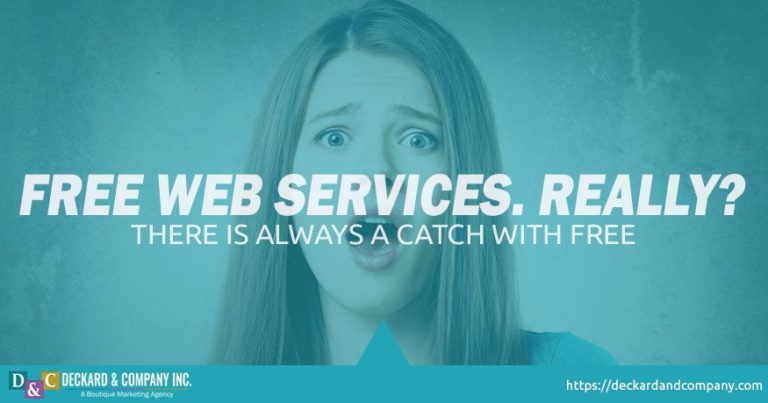 Are there really free web services out there?