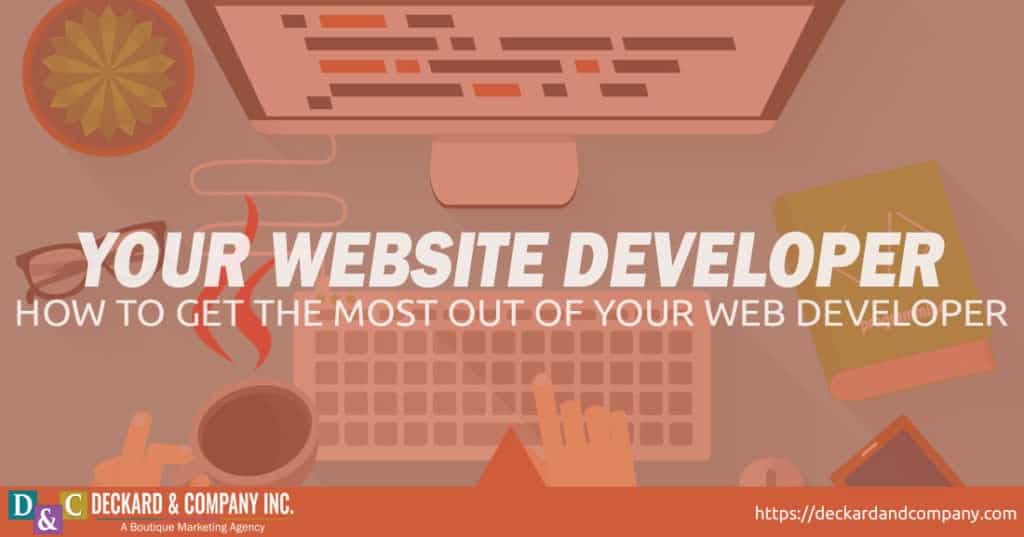 How to get the most our of your website designer and developer