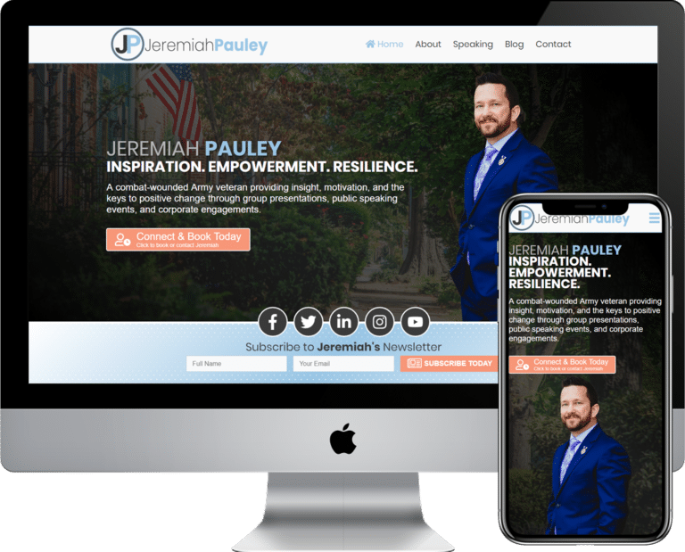 Professional Speaker website design and development agency