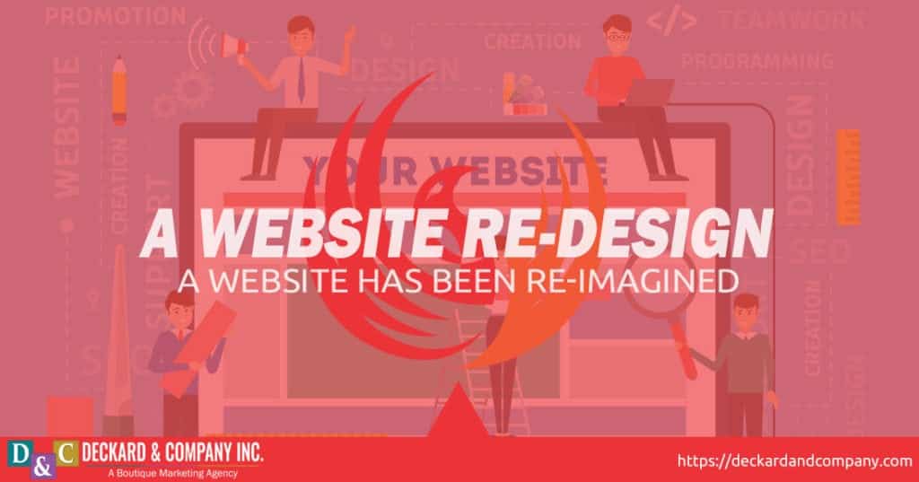 Website Re-Design services by Deckard & Company of Bradenton, Florida
