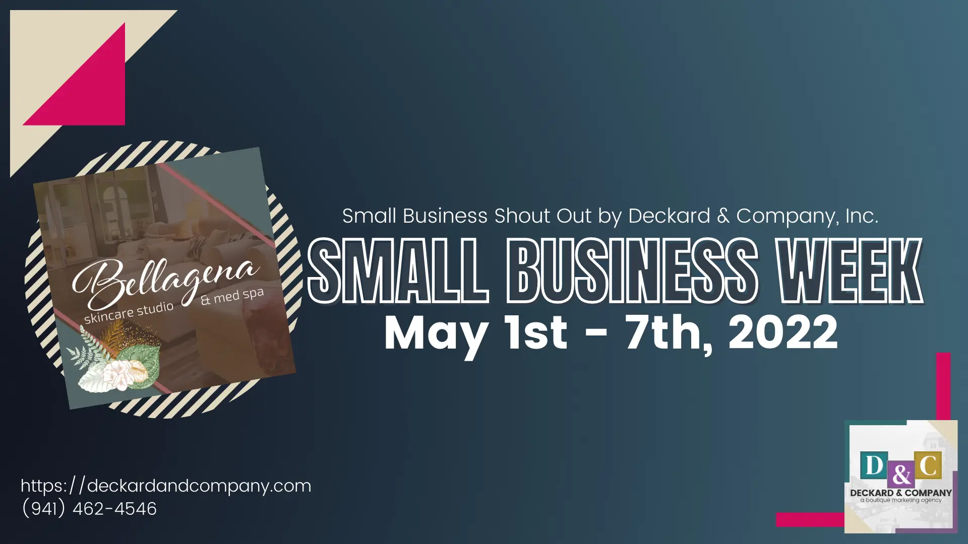 Small Business Week Shout Out - Bellagena