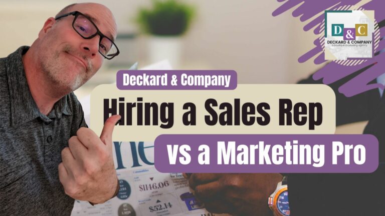 Hiring a Sales Rep vs a Marketing Pro