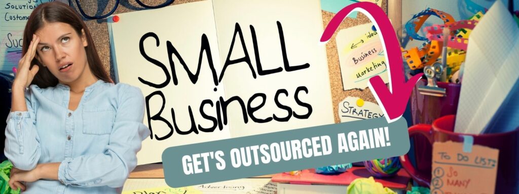 Small Business Get's Outsourced Again! Tired of a Marketing Agency that Outsources You? Get with Deckard & Company, a Boutique Marketing Agency!