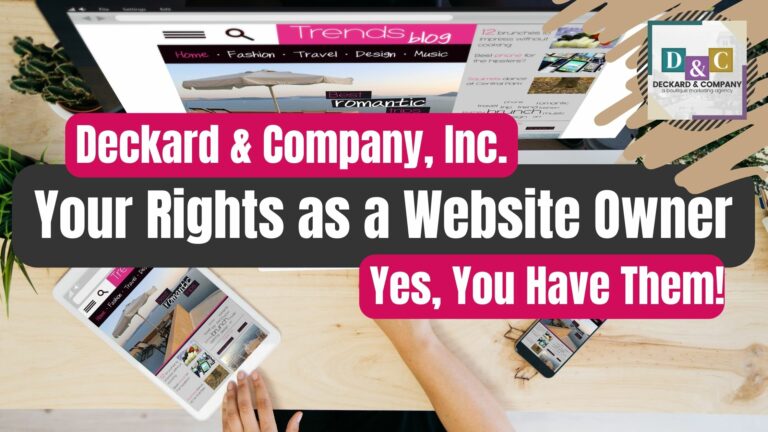 Know your rights as a website owner!