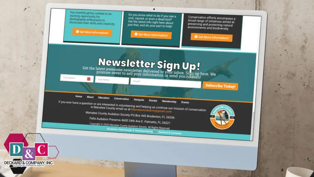 Website Copyright Date Use The Current Year To Boost SEO And Trust with Deckard & Company a Marketing Agency in Bradenton, Florida